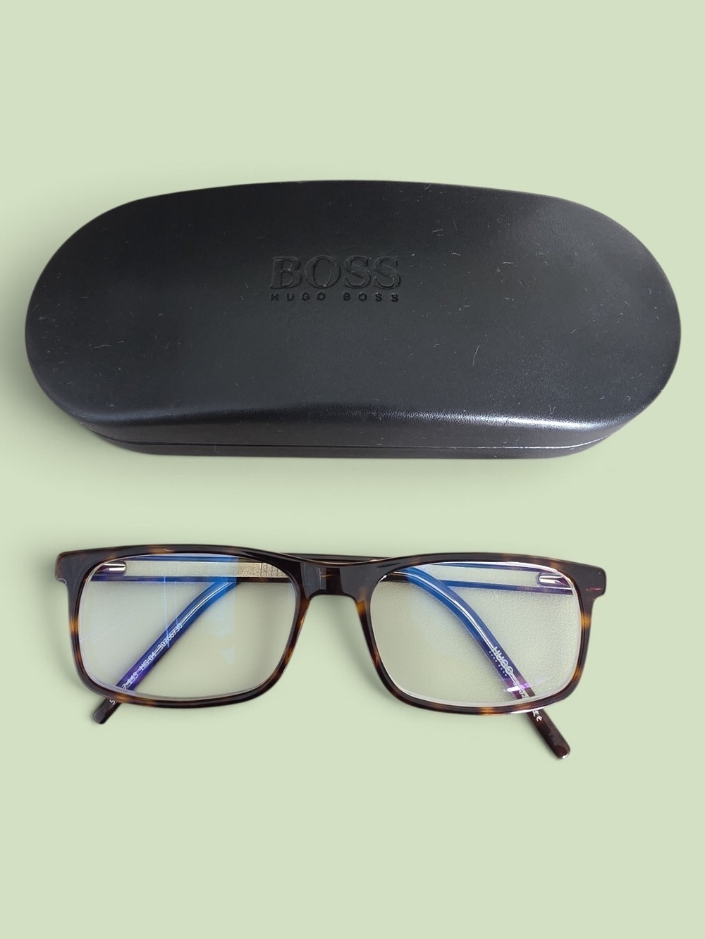 ​HUGO Boss HG 04 Tortoiseshell Eyeglasses Frames 54-17-145
